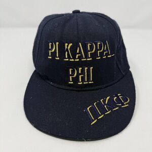 Vintage Pi Kappa Phi Hat Cap Snap Back Mens Embroidered Greek Fraternity 90s